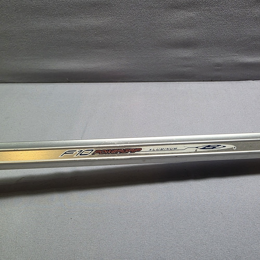 Brine Mens F-10 Powergrip Aluminum Lacrosse Stick 42" Silver White VGC - Picture 10 of 16